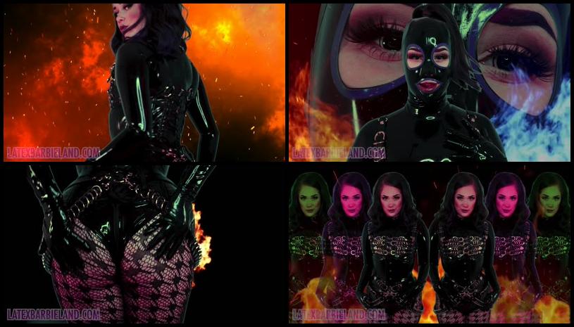 Latex Barbie Burn For Evil Succubus