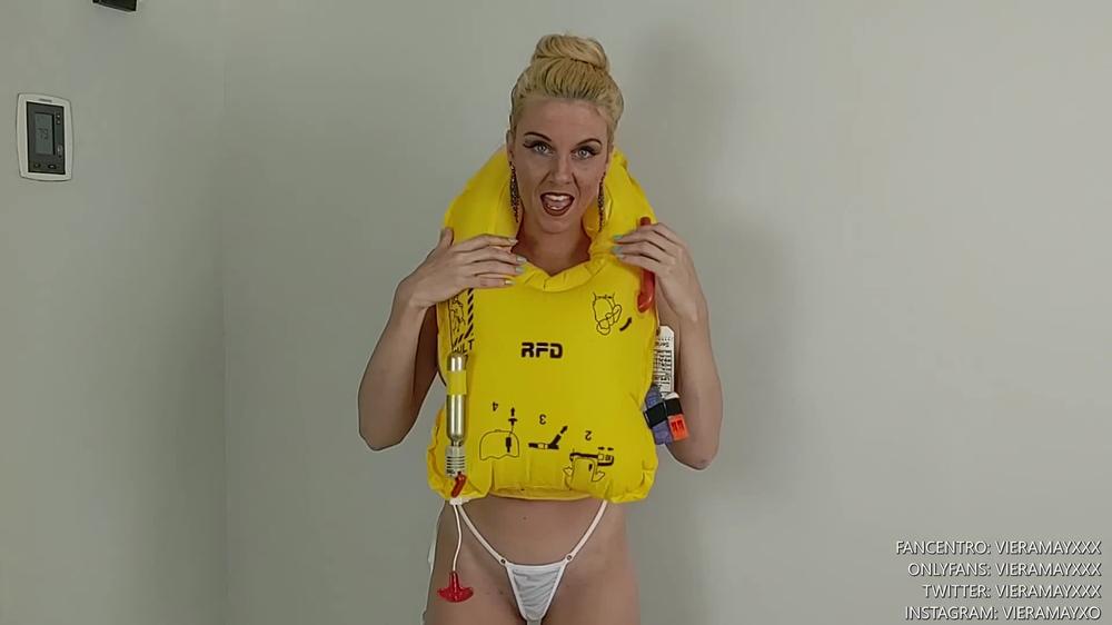 Vieramayxxx Inflating Emergency Life Jacket Bikini Manyvids