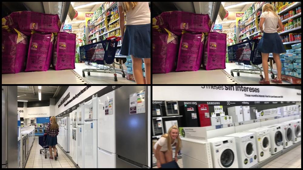 Pantsing 12 Fall On Supermarket Floor