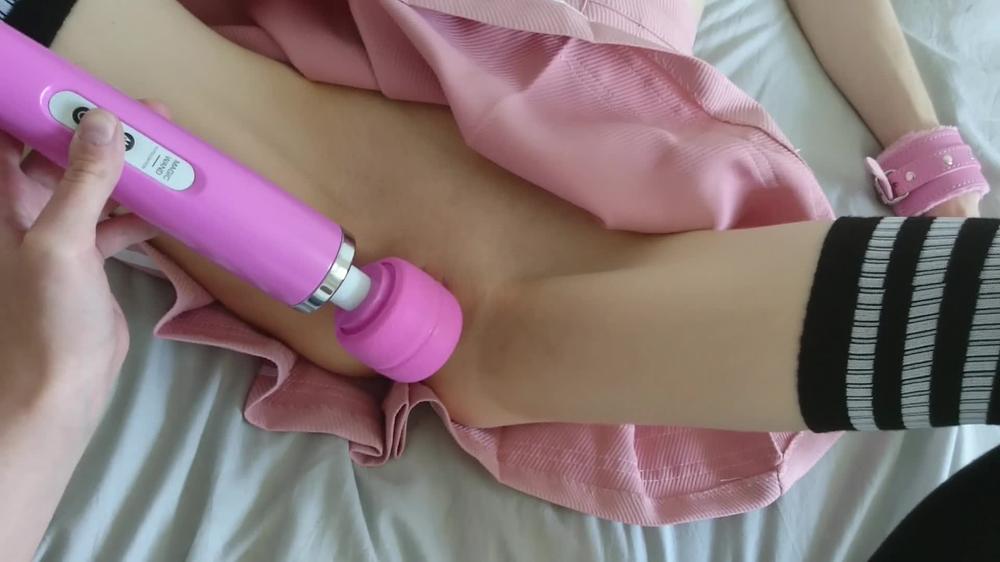 cute girl whimpers and gets her orgasm ruined || intense edging