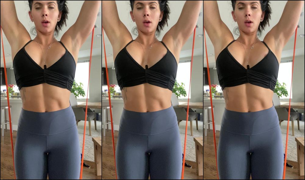 17094892 Tittie Kept Peeking Out During Workout Naturally Decided 1728X3072