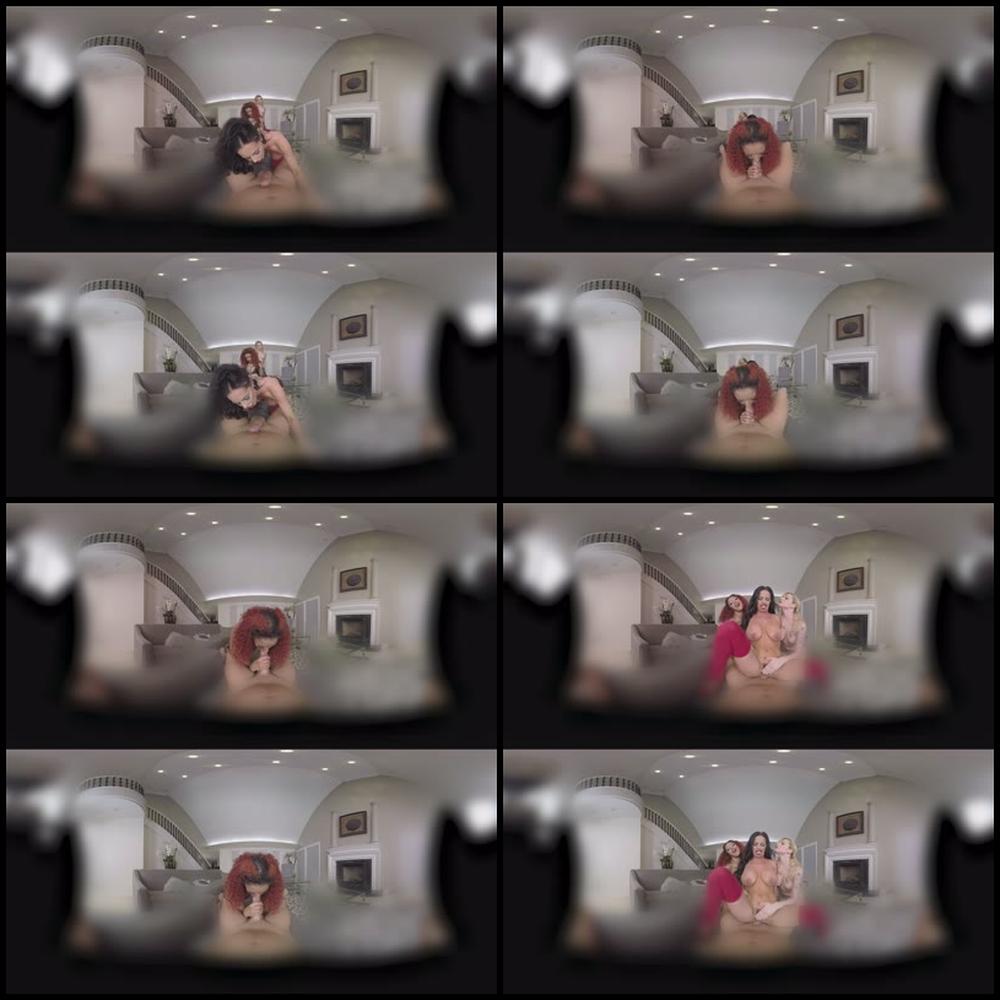 Ablondeabrunettearedhead Hologirlsvr Gearvr 3Dv