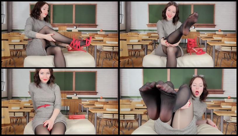 Teacher High Heels And Pantyhose Joi