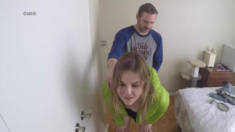 Rubber Chair Blowjob and Doggystyle Fuck