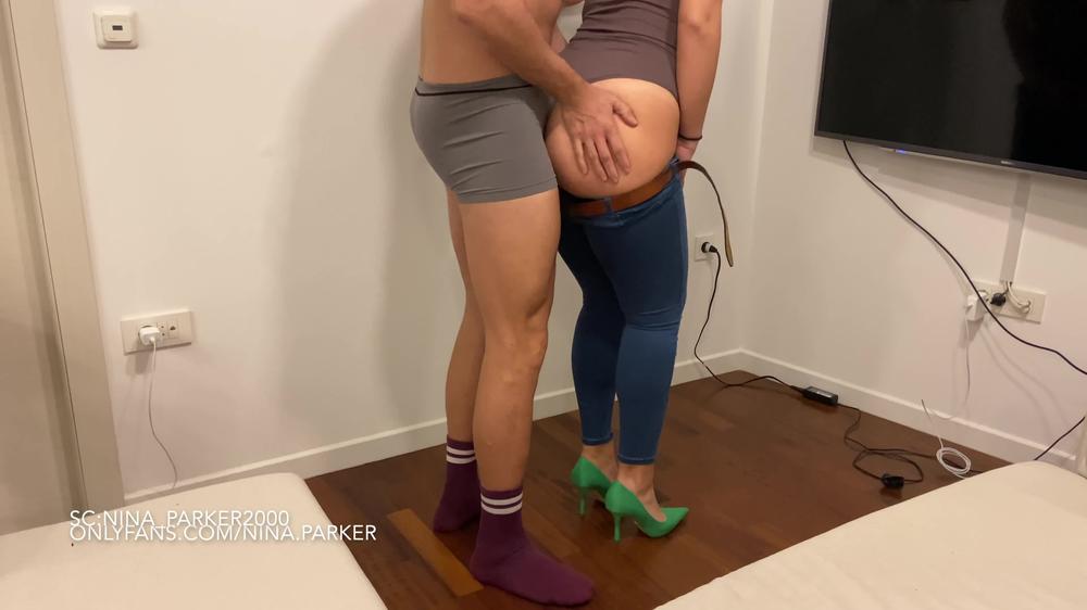 Busty PORNSTAR Riding & Grinding VIRGIN BOY until he cum in his boxers (Custom ordered video)