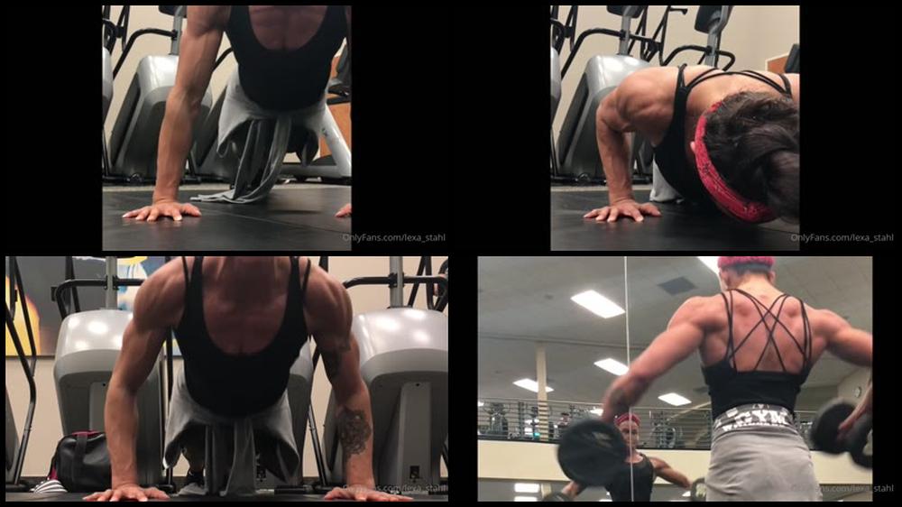 Lexa Stahl 03 05 2020 279468060 Thick Back And Push Up Pump From Last Summer