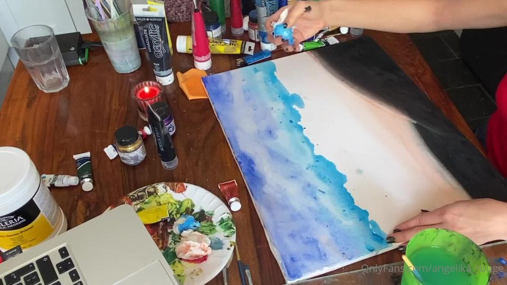 Angelika Rouge 2020 41840149 Just Finish With First Layer Painting Time Online