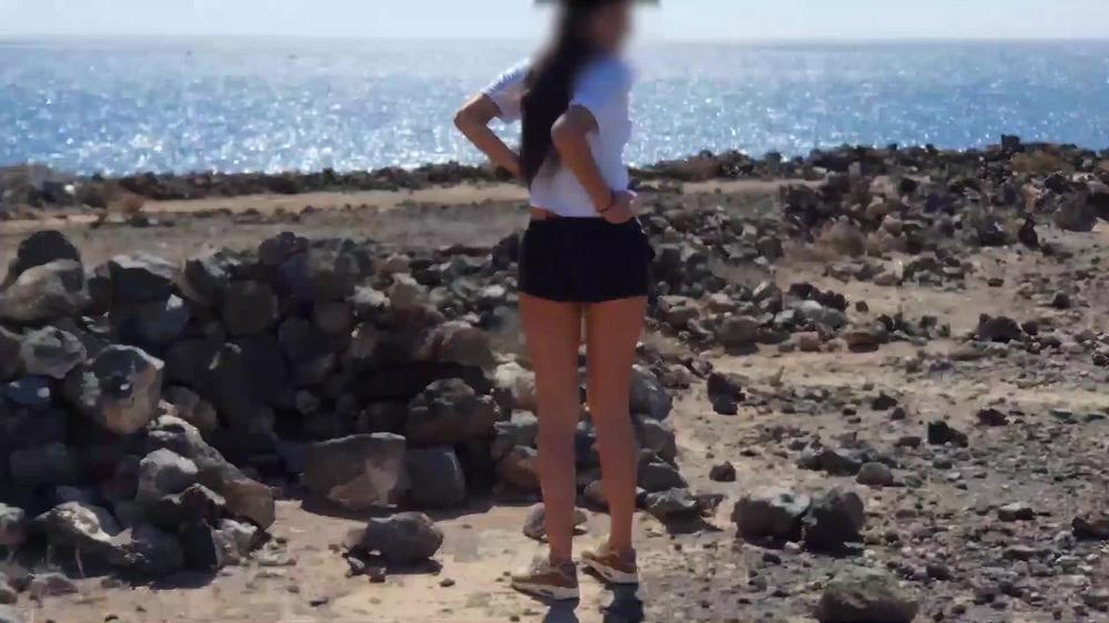 Pissing Outdoors. I had to pee in public and Daddy was filming me!
