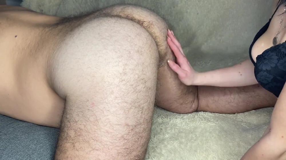 LICKED THE ASS OF A WHITE HAIRED GORILLA, SHE LOVED IT