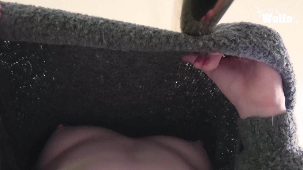 Underboob tease and dirty talk