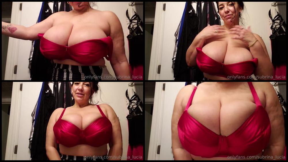 Subrina Lucia 17 02 2019 22558347 Sexy Red Silk Bra And My Pasties
