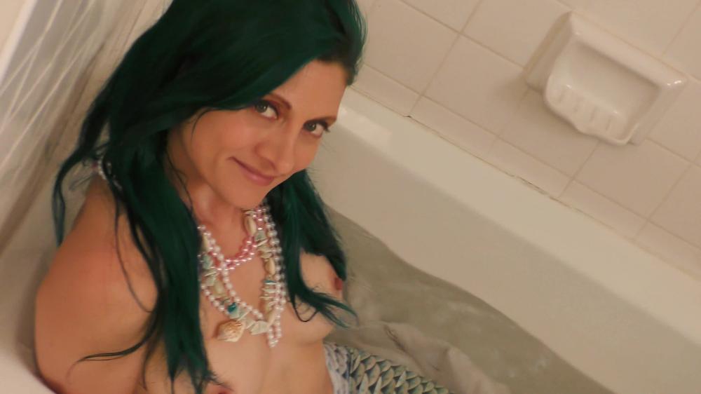 Mermaid In Captivity Flirts With Fisherman - Starring Loren Chance