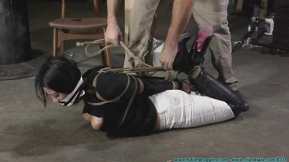 Sahrye Fails Her Test And Is Hogtied 2