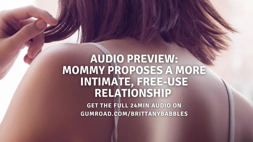 Audio Preview: Mommy Proposes A More Intimate, Free-Use Relationship