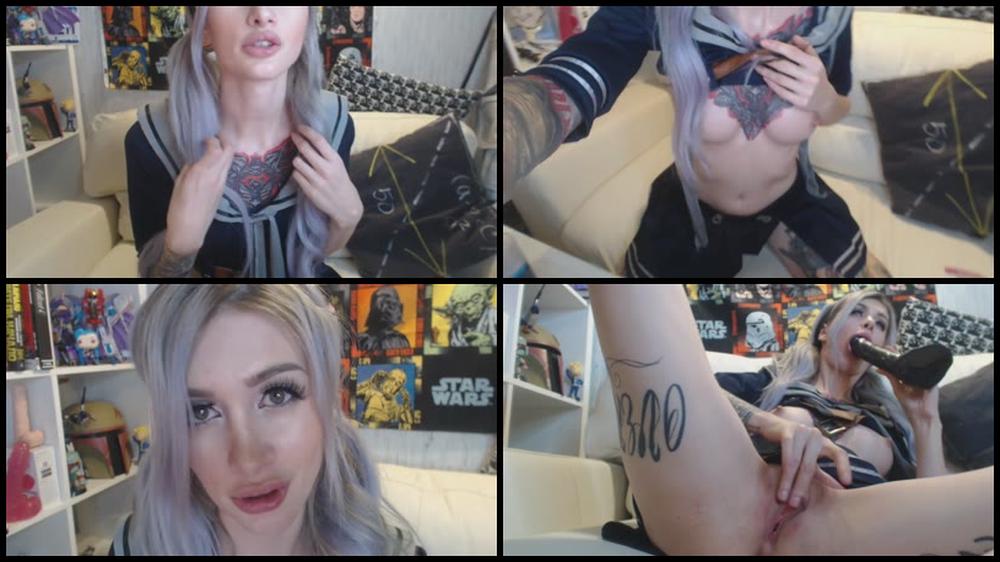 Flame Jade Babygirl Cums Creamy On Big Black Dong Manyvids