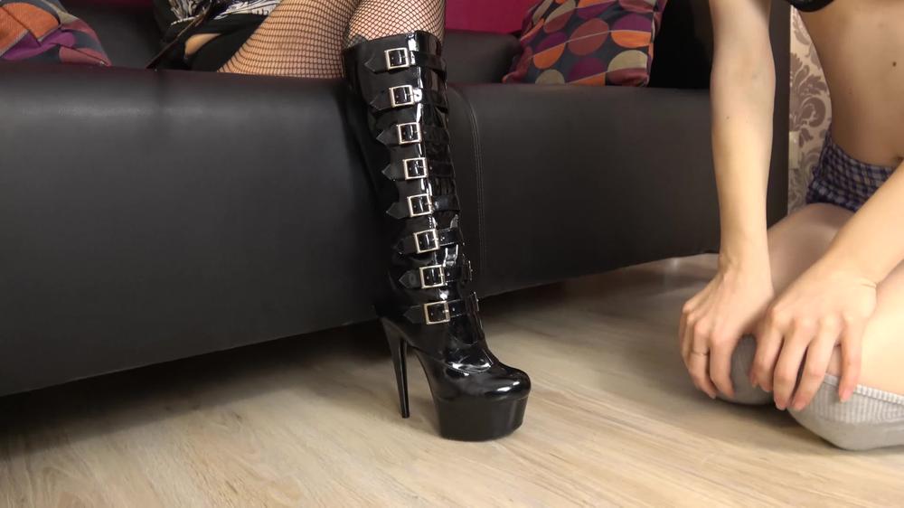 Ugf Lick My Sexy Gothic Boots Bitch