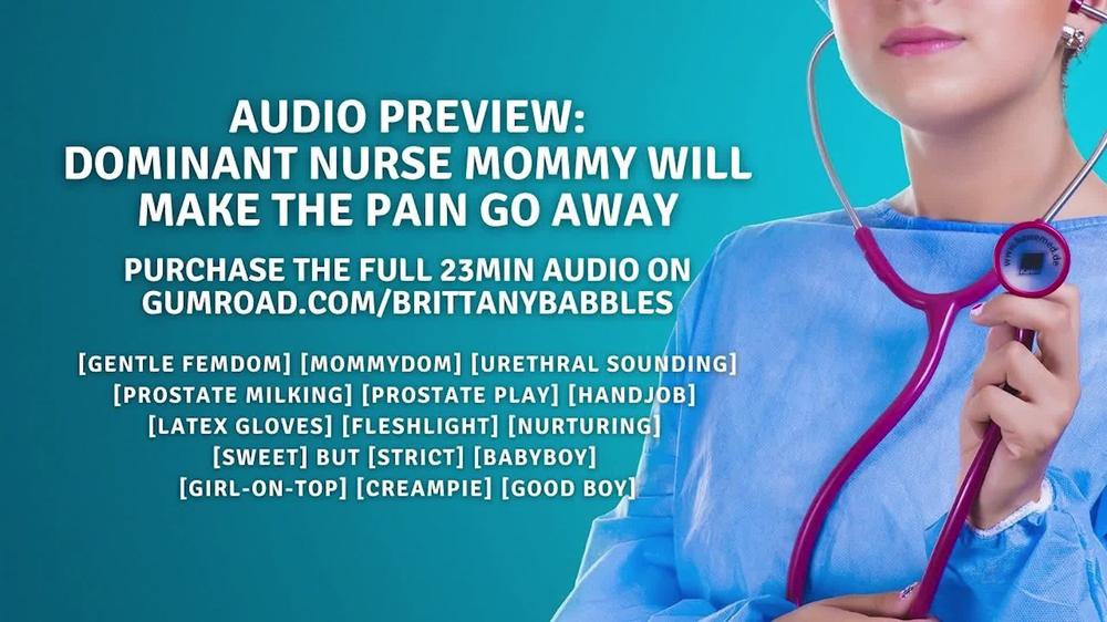Audio Preview: Dominant Nurse Mommy Will Make The Pain Go Away