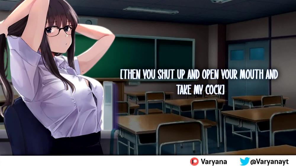 Facefucking The Nerd Girl After You Caught Her...[Audio]