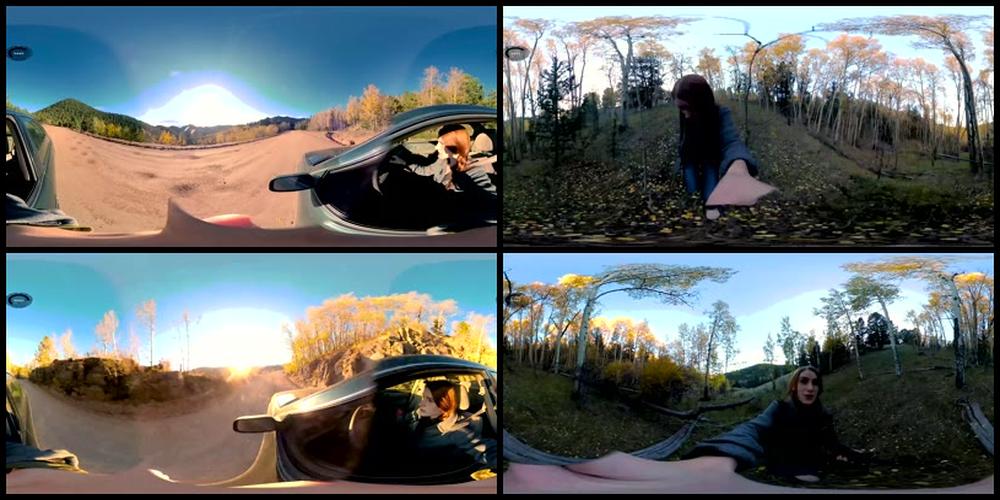 072 360Vr Fucking Myself With Bad Dragon Dildo Under Yellow Aspens  Freckledred Freckledred 2160P