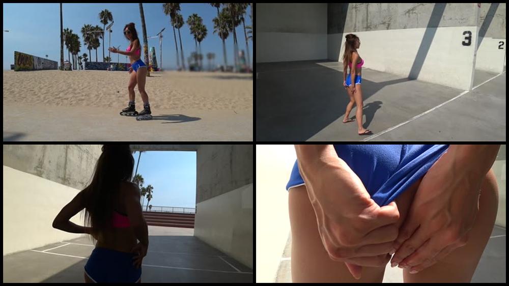 Ayumi Anime Anal Plug And Cum On Public Venice Beach 2018 02 07