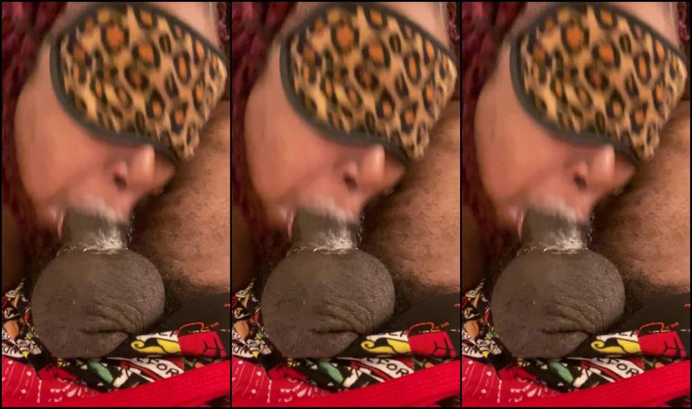 NOW THAT'S A FAT BLACK DICK FUCKING A SUPER WET THROAT!!!!!!