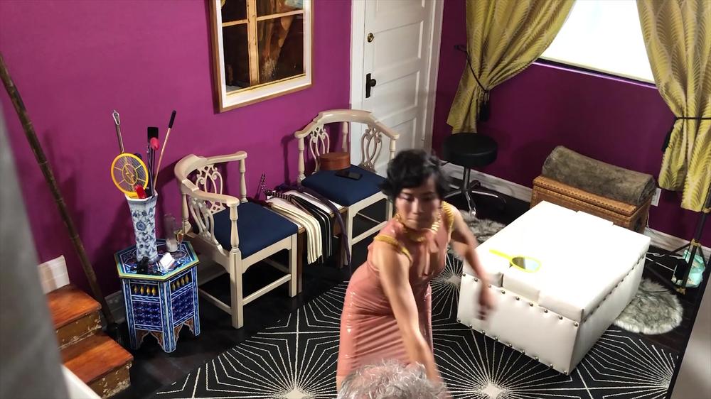 Mistress Lucy Khan Latex Governess Beats Her Whipping Boy Manyvids