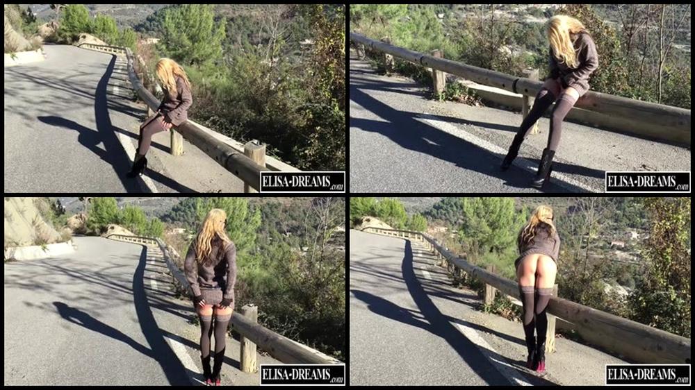 Elisa Hotwife Flashing Naked On The Road Near Italy Manyvids