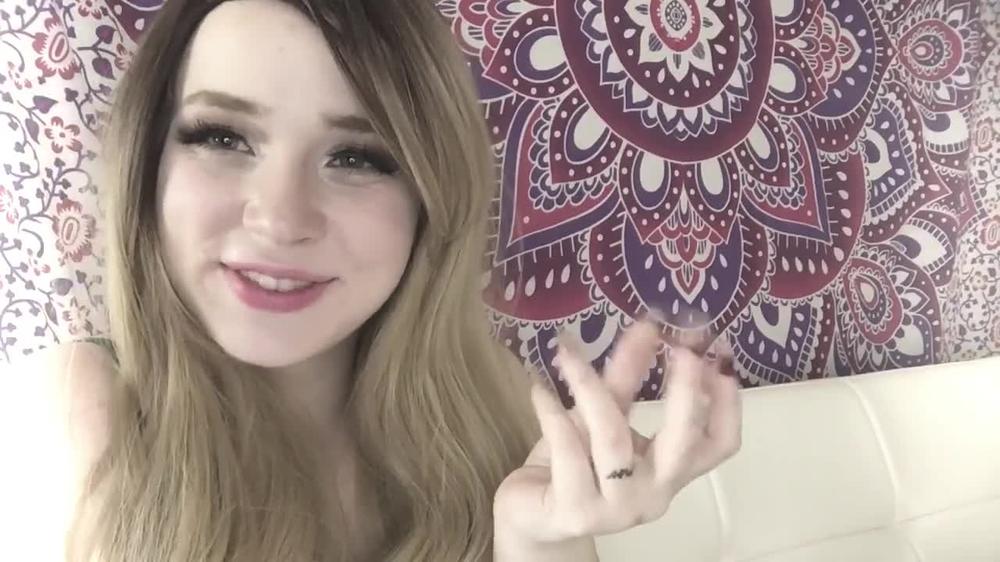 Humiliating JOI from a blonde teen