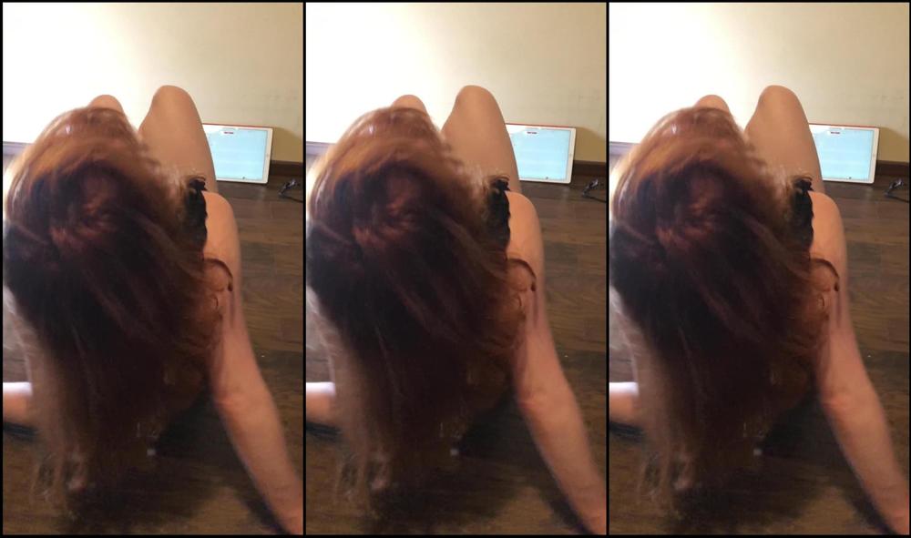 Dirty Redhead Teen Slut Teasing her Bf with All her Juicy Body and Big Tits