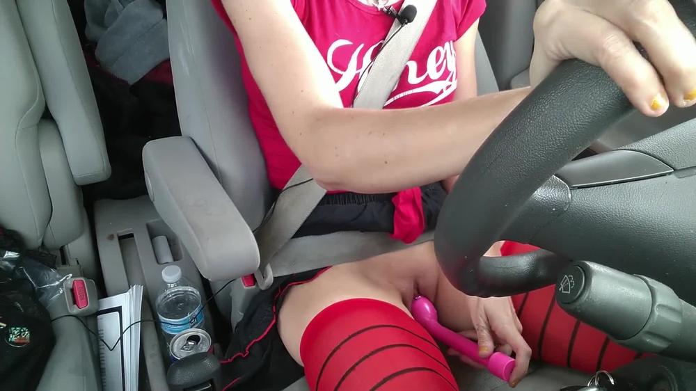 Masturbating while driving