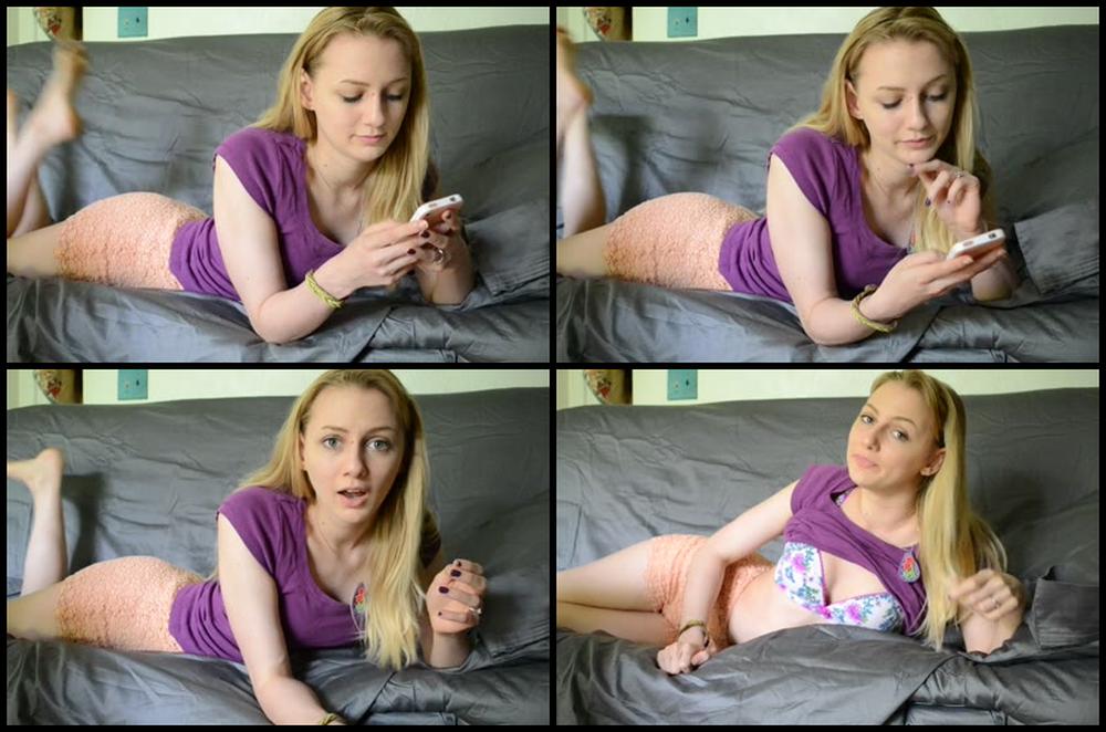 Chezza Luna Blackmailed By Stepbro To Strip