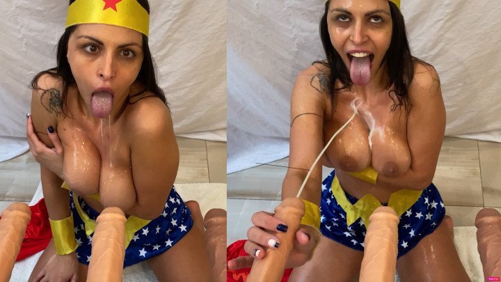 Nicolebelle Wonderwoman Defeatedbukkakeahegao Pack
