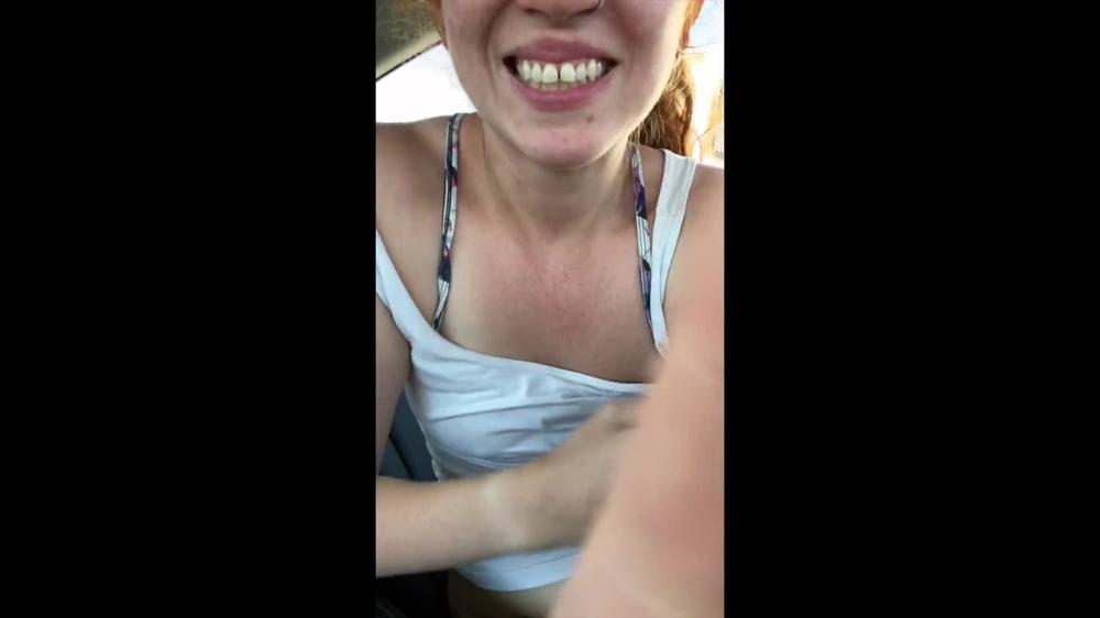 Risky Masturbation In Busy Gym Parking Lot, I Was Sooo Close To Getting Caught!!