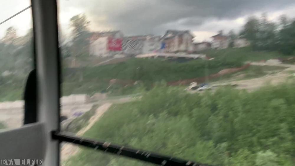 Teen Swallows Loads Of Cum On A Cable Car