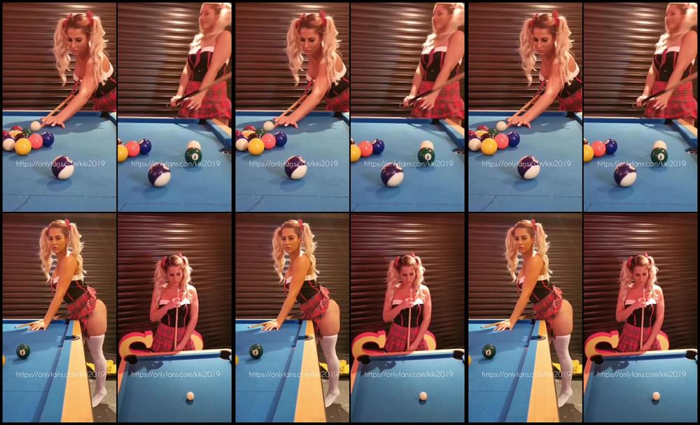 Britishtinderblondie 19 11 2019 89062532 Don T Mind Me Just Having A Innocent Game Of Pool With The Balls And Que
