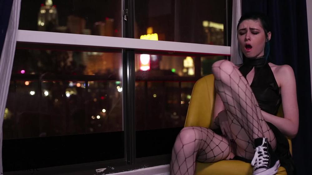 02 - Almost Caught Masturbating Public Window Finger Fuck