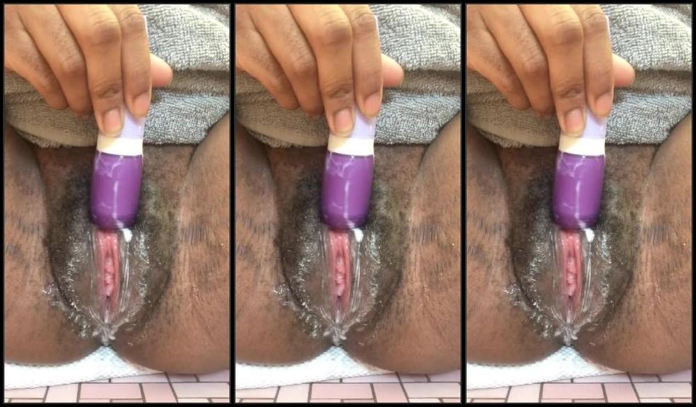 Tiinypussy Creampie And Squirting From Vibrator