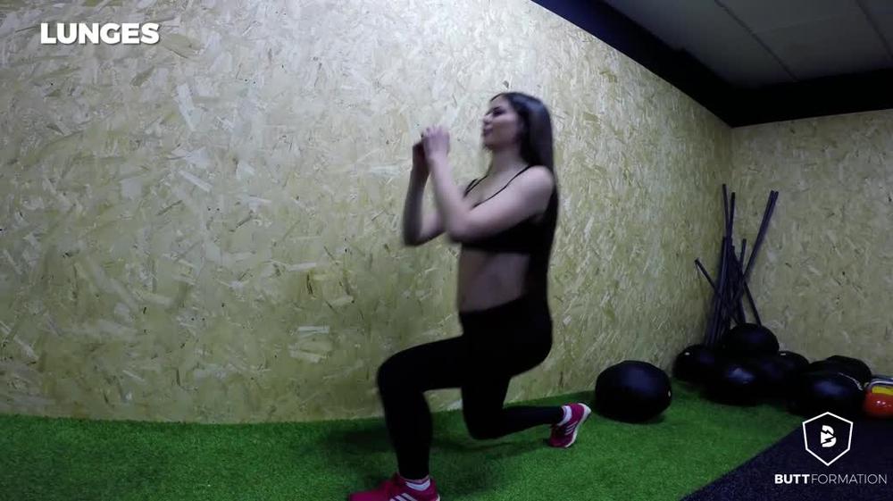 [Buttformation.Com] Lunges - Alba De Silva February, 21St 2017Г.