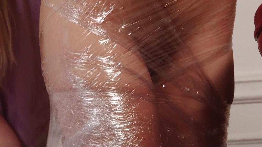 Cutie Wrapped In Plastic And Tape - Plus Outtakes - Phoebe Queen