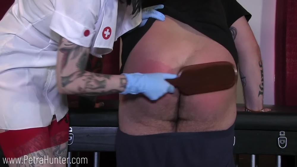 Nurse Petra Spanks And Paddles Patient_Mistress Petra Hunter_1080P