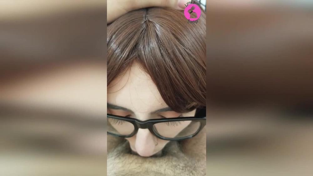 Velma Strips And Sucks Real Cock