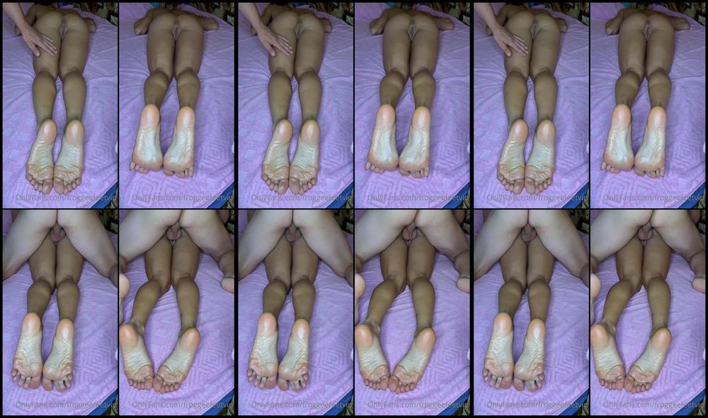 Froggeefeetvip 06 08 2021 2184865505 Watch How He Slowly Touching My Oiled Soles Than Legs And Finnaly My Pussy Witch Is Alrea