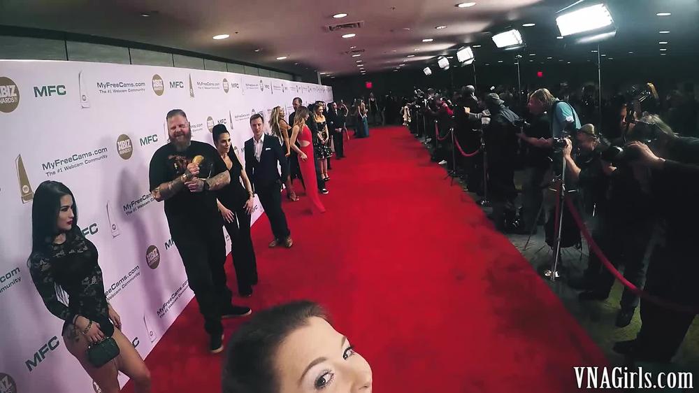 Jelena On The Xbiz Red Carpet! 2017 Los Angeles Califonia 1080P
