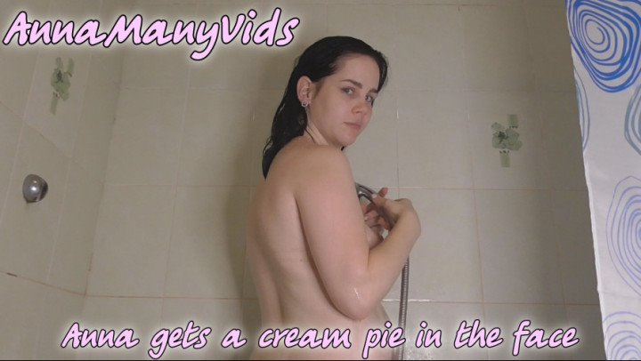 Annamanyvids Anna Gets A Cream Pie In The Face