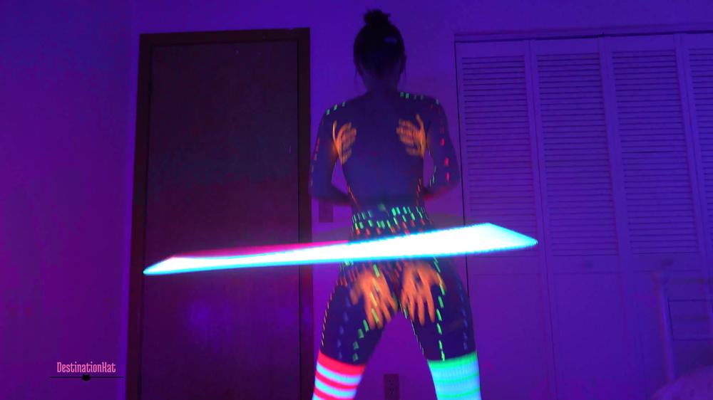 Blacklight Paint, Dildos, & Hooping- Thank you for 50K!