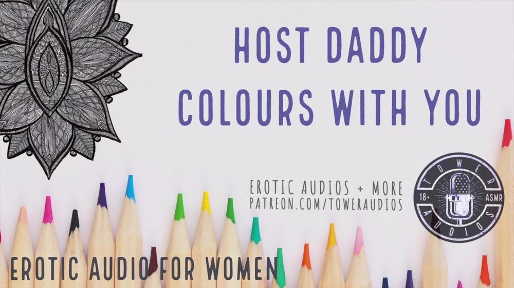 ADULT COLOURING WITH HOST DADDY (Erotic audio for women) [Consenting Adults] [Dirty talk] 素人 汚い話