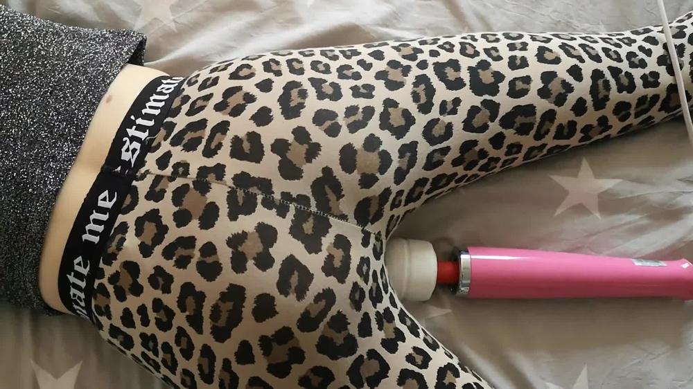 good girl cums hard from being spanked || loud, intense, trembling orgasm