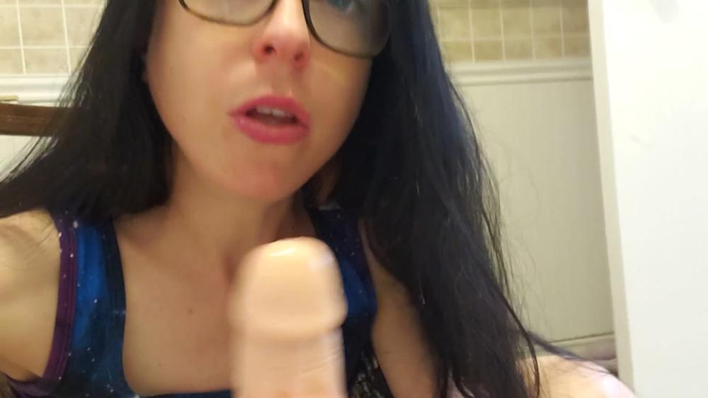 Pissing On My Dildo Then Deepthroating It