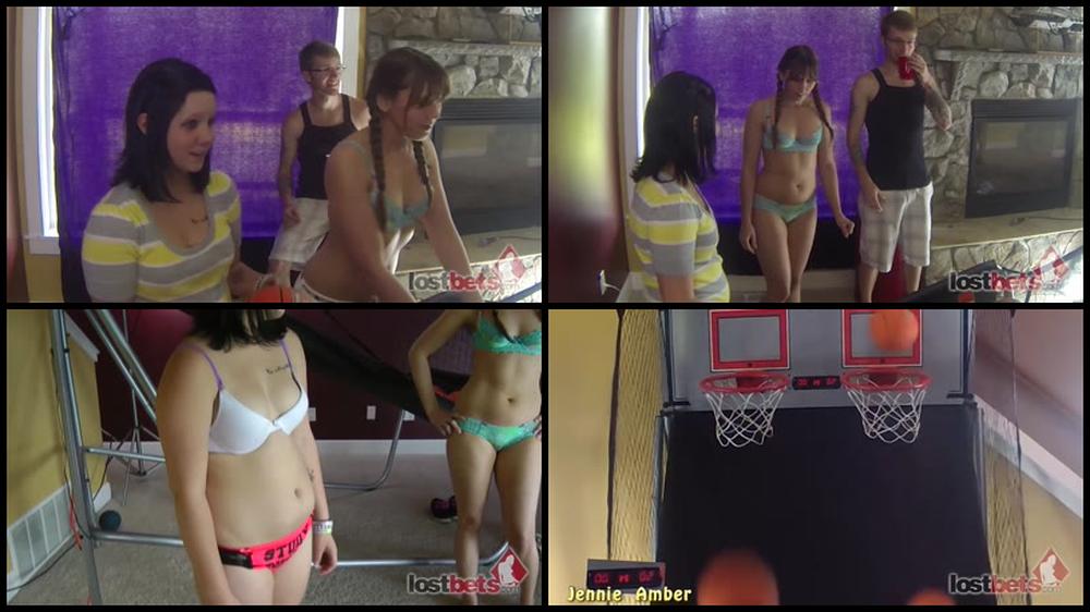 350 Strip Basketball With Jennie And Amber Hd