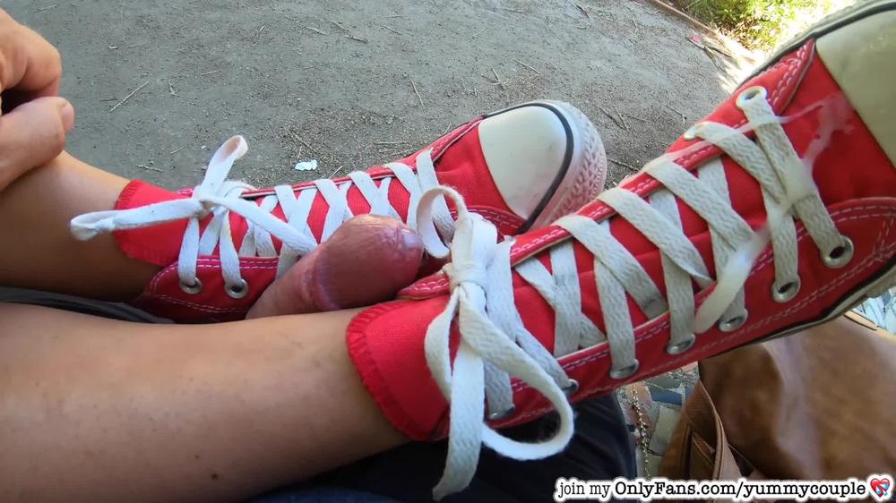 Cum On Chucks Cumpilation HD Cumshots Compilation YummyCouple Shoejob Converse Allstars Sneakers